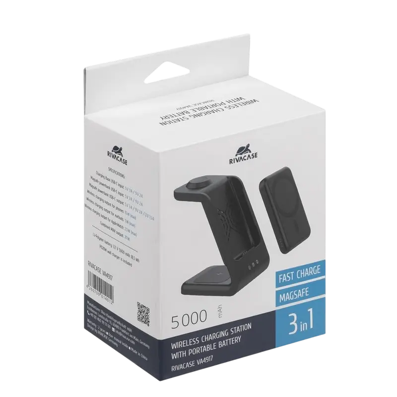 Портативное зарядное устройство Rivacase VA4917 Черный