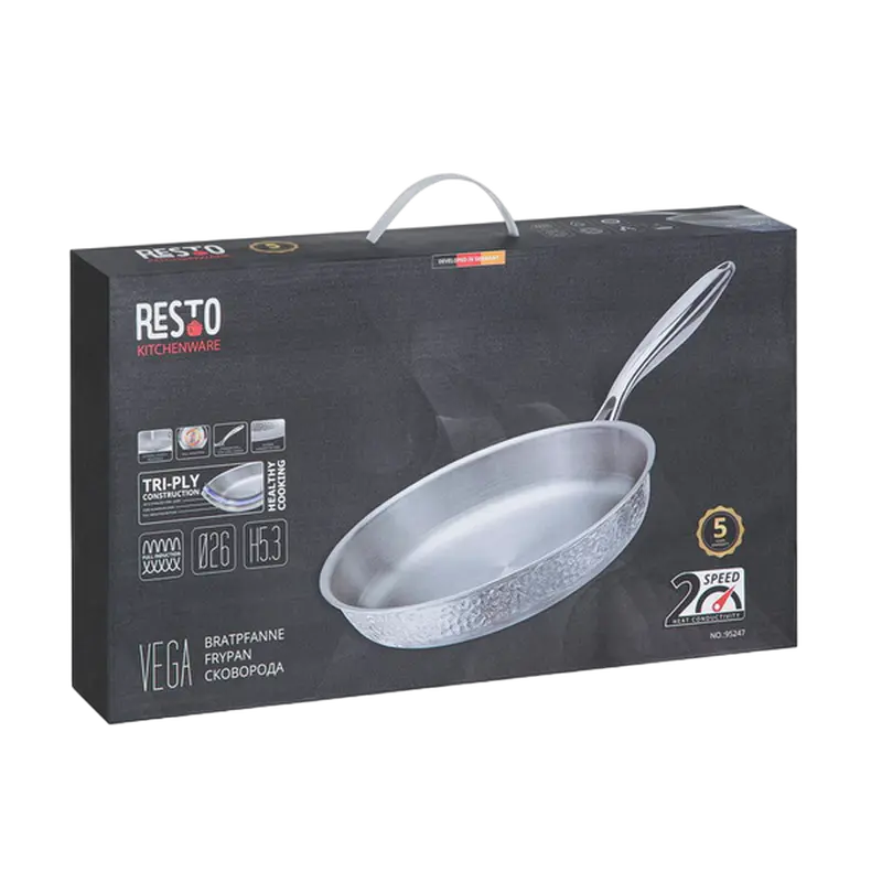 Сковорода RESTO Vega VEGA Нержавеющая сталь