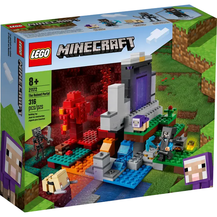 Конструктор LEGO The Ruined Portal Разноцветный