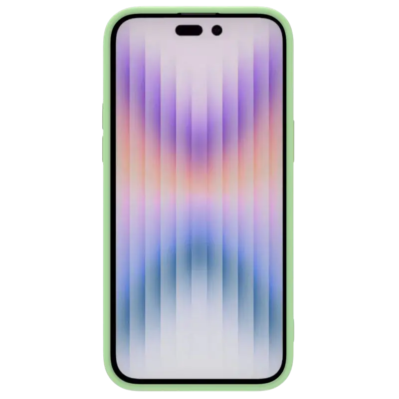 Чехол Nillkin Apple iPhone 15 Pro Max CamShield Silky Silicone CamShield Silky Mint Green