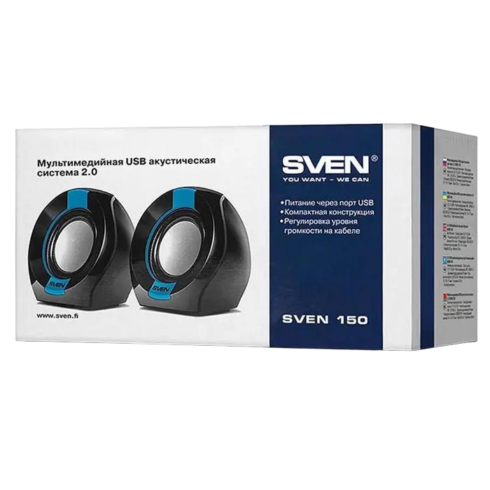 Компьютерные колонки SVEN 150 Синий