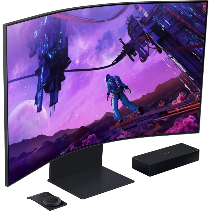 Игровой монитор Samsung Odyssey Ark S55BG970NI Чёрный