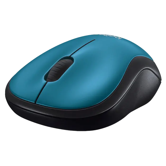 Беcпроводная мышь Logitech M185 Беспроводное Синий
