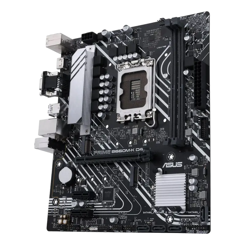 Материнская плата ASUS PRIME B660M-K D4 LGA1700 Micro-ATX