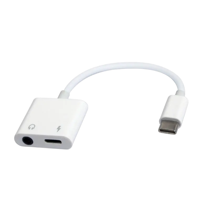 Аудио адаптер Cablexpert A-CM-3.5FP-01 Белый