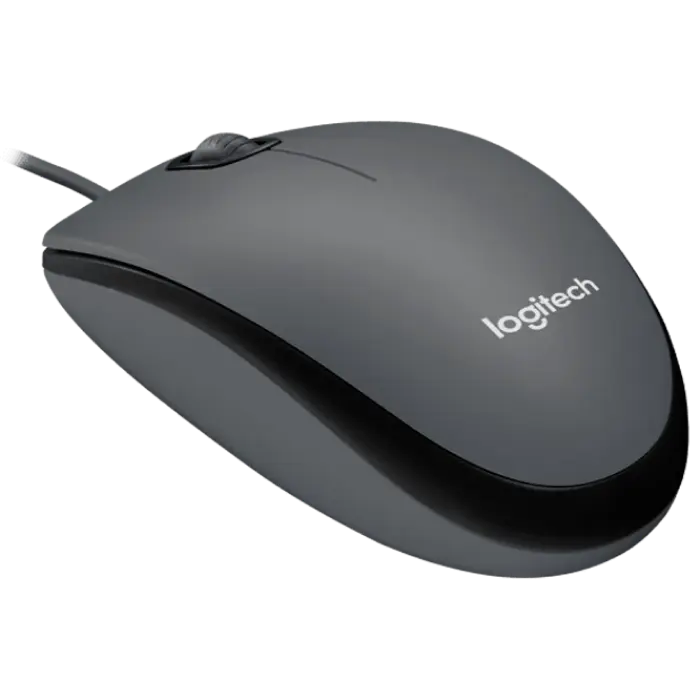 Мышь Logitech M90 Проводное Серый