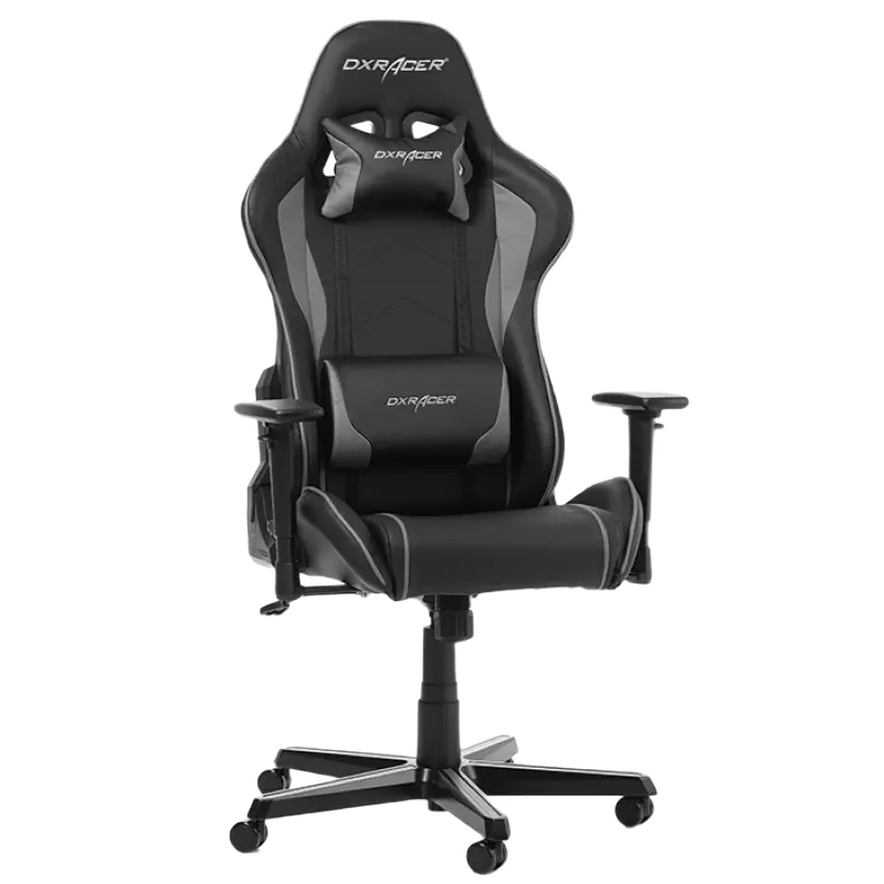 Scaun Gaming DXRacer Formula GC-F08-NG PU Piele Negru/Gri