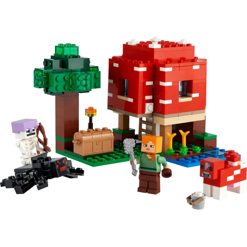 Constructor LEGO The Mushroom House Multicolor