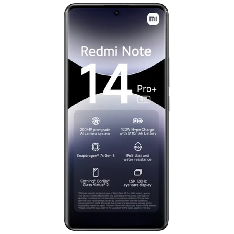 Смартфон Xiaomi Redmi Note 14 Pro+, 12 ГБ / 512ГБ