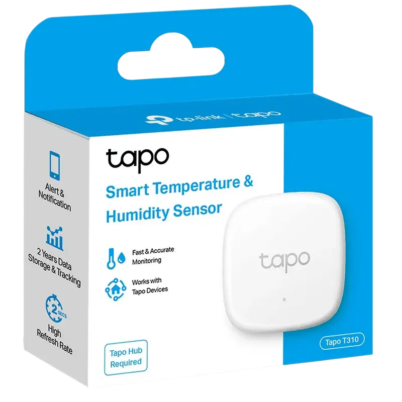 Датчик температуры и влажности TP-LINK Tapo T310 Белый