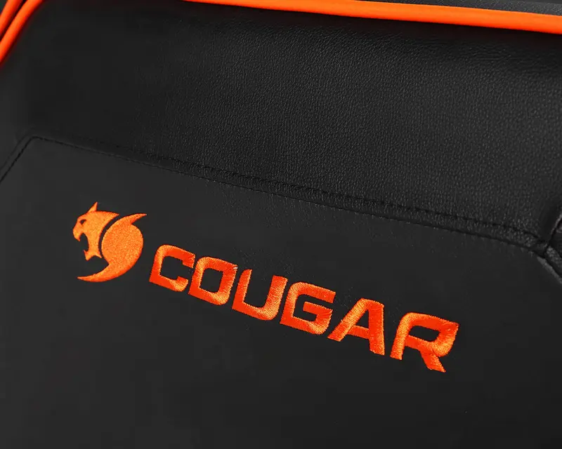 Игровое кресло Cougar Ranger ПВХ Кожа Черный/Оранжевый