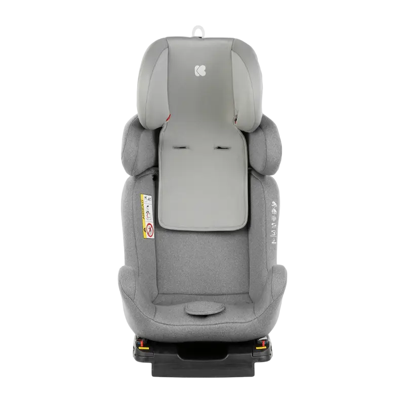 Детское автокресло 3-в-1 Kikka Boo 4 Fix DOUBLE ISOFIX Серый