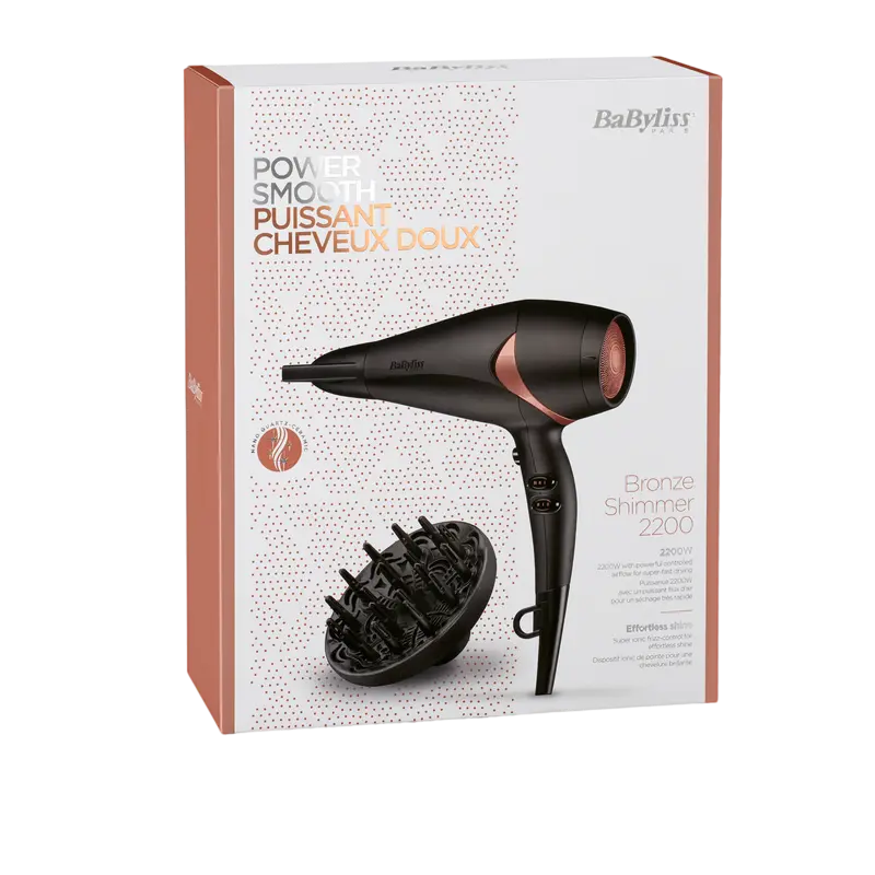 Фен BaByliss Bronze Shimmer Чёрный