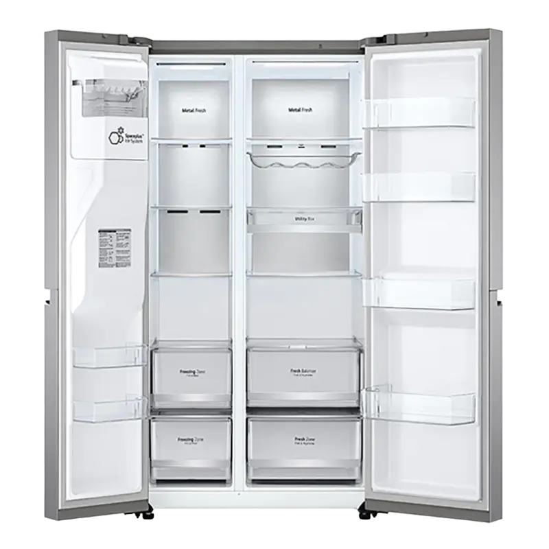 Холодильник LG GSJV90PZAE Серебристый