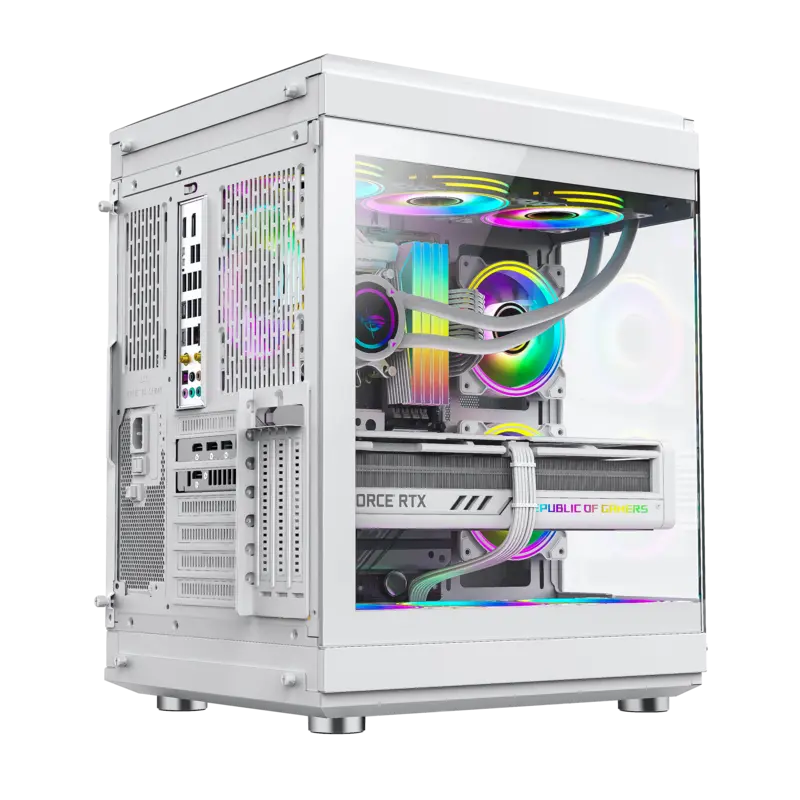 Carcasă PC Gamemax HYPE WH Midi-Tower Alb