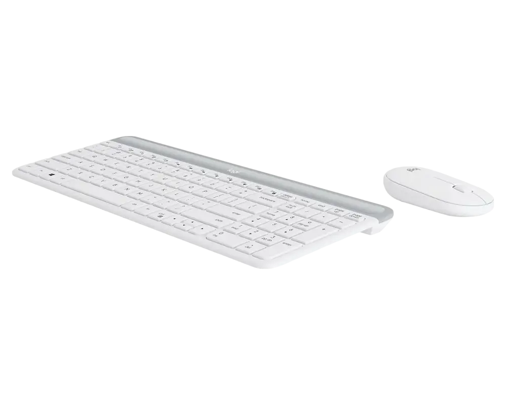 Клавиатура и мышь Logitech MK470 Мембрана Белый