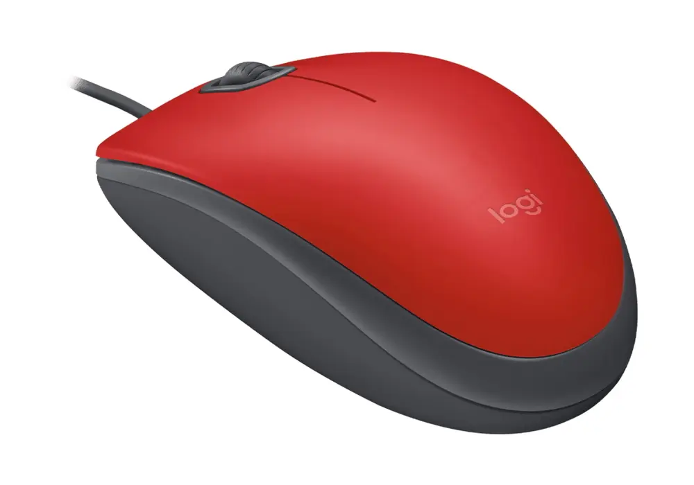 Мышь Logitech M110 Silent Проводное Красный