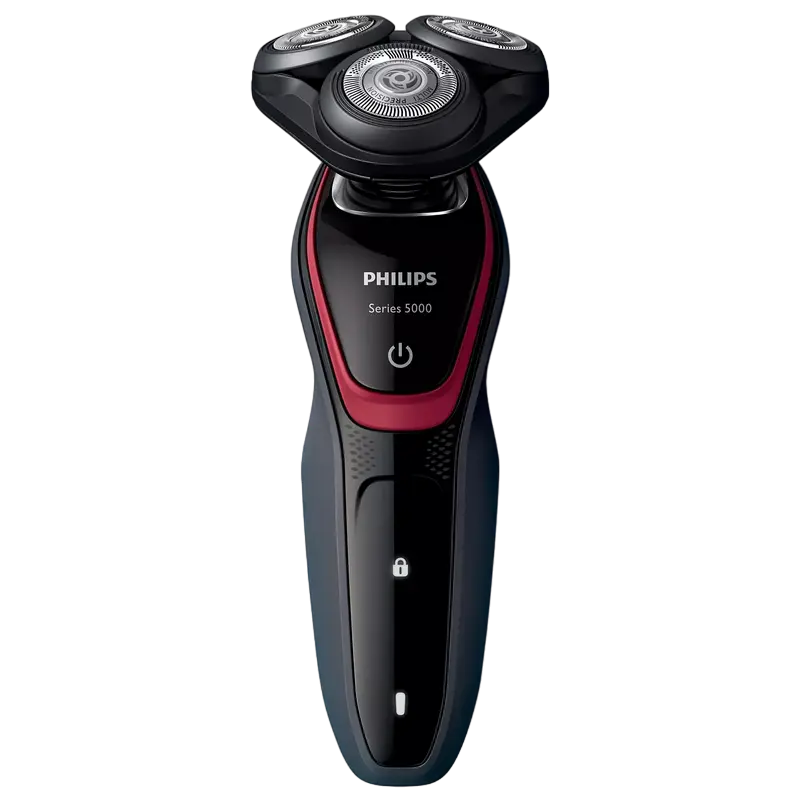Электробритва мужская Philips Series 5000 Черный/ Красный