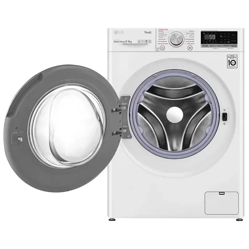 Mașină de spălat cu uscător LG F4DV509S0E Alb