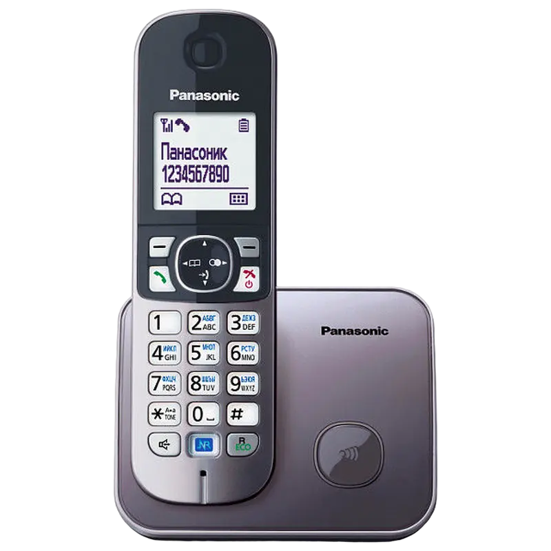 Радиотелефон Panasonic KX-TG6811 Серый металлик
