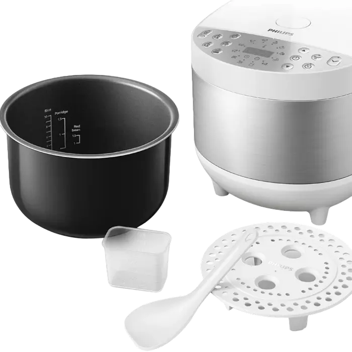 Мультиварка Philips HD4713/40 Белый | Серебристый