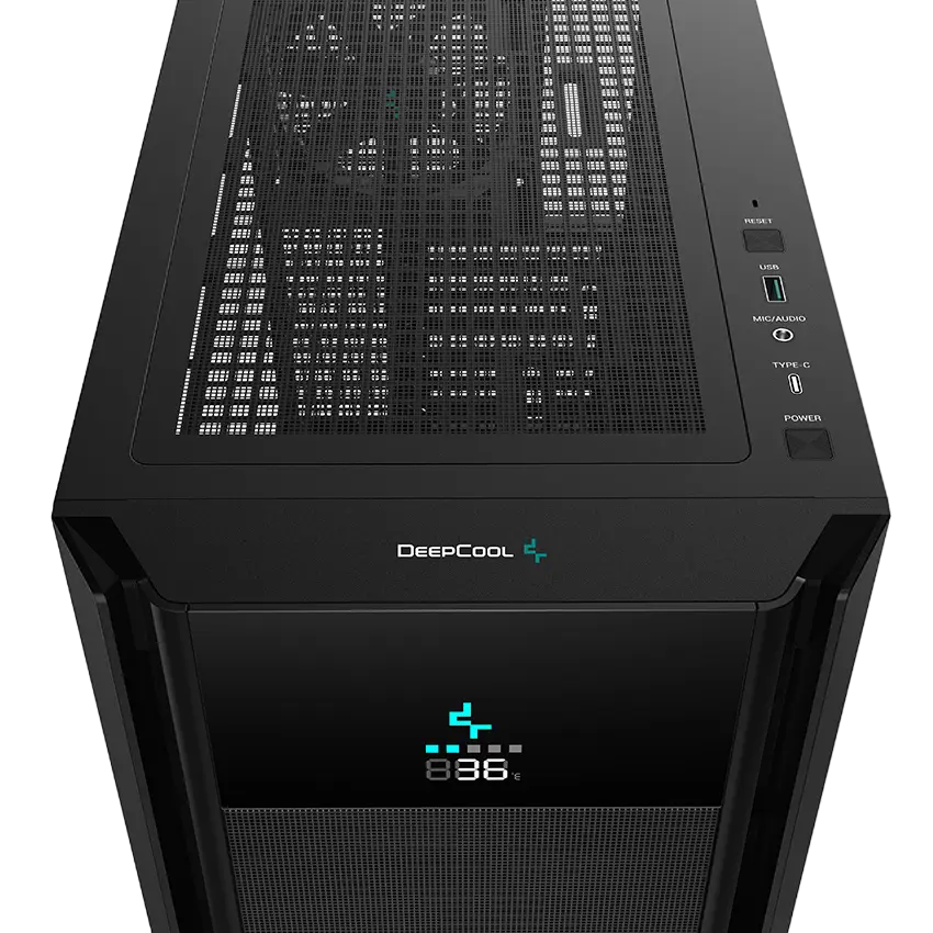 Компьютерный корпус Deepcool CH510 Mesh Digital Midi-Tower Черный