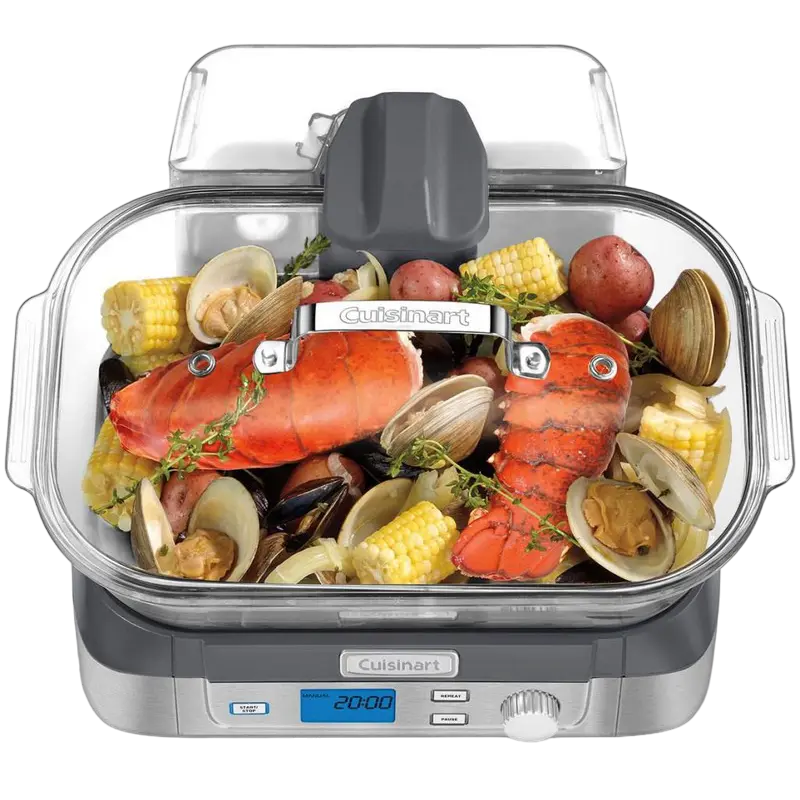 Пароварка Cuisinart STM1000E Нержавеющая сталь