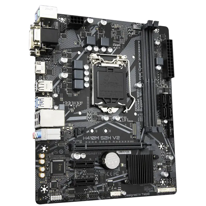 Placă de bază Gigabyte H410M S2H V2 LGA1200 Micro-ATX