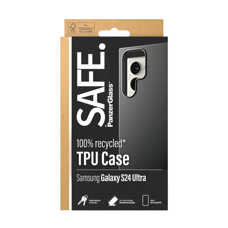 Husă PanzerGlass Samsung Galaxy S24 Ultra Safe SAFE. Negru