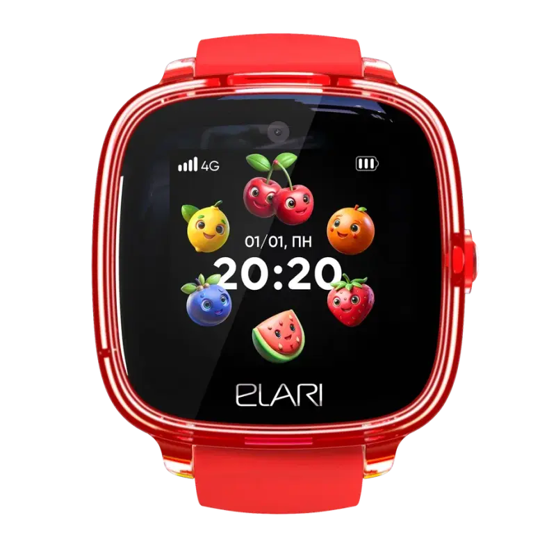 Детские часы Elari KidPhone Fresh 4G Красный