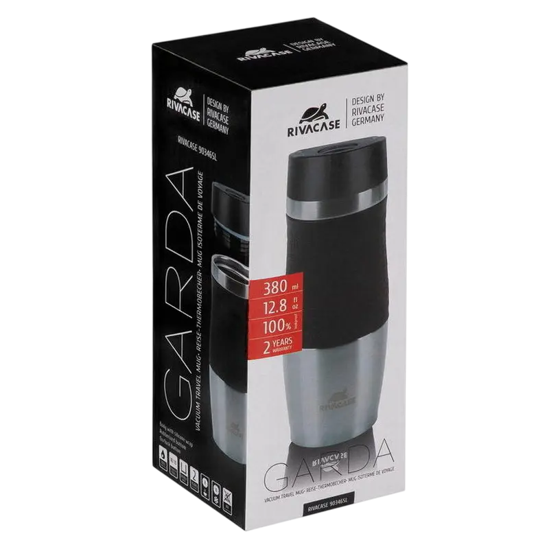 Термокружка Rivacase Travel Mug Нержавеющая сталь