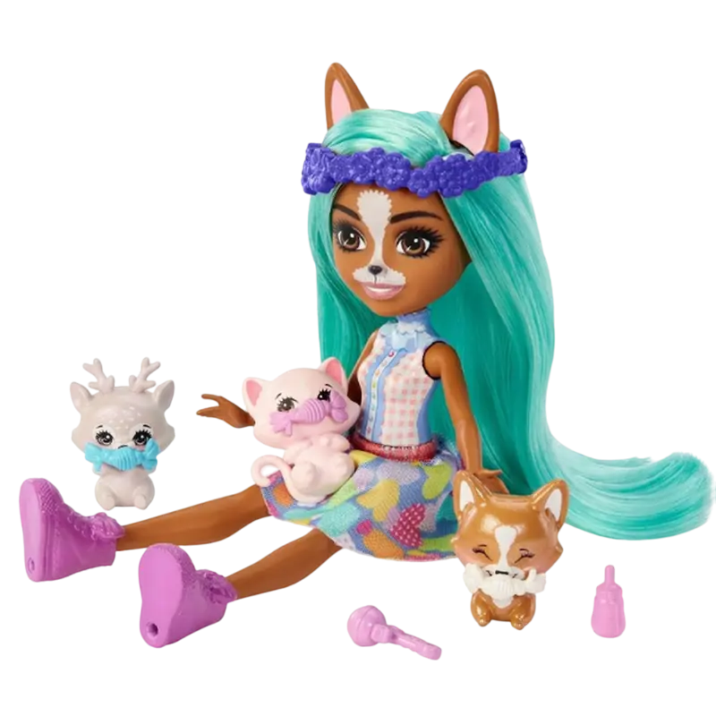 Enchantimals Corgi Krizia and Shuo