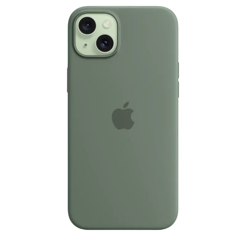 Чехол Apple iPhone 15 Plus Silicone Case MagSafe Силиконовый Чехол Кипарис