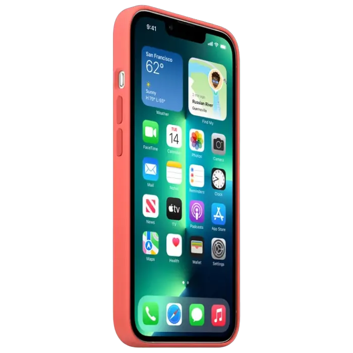 Чехол Apple iPhone 13 Pro Max Silicone Case MagSafe A2708 Силиконовый Чехол Pink Pomelo