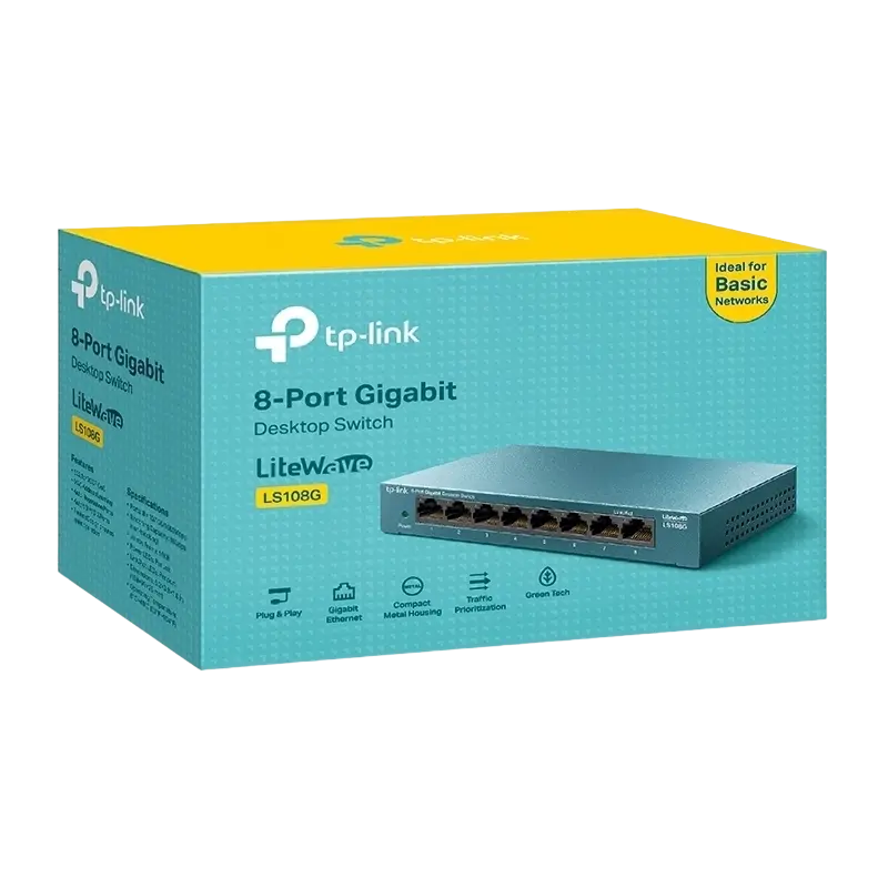 Сетевой коммутатор TP-LINK LS108G Синий