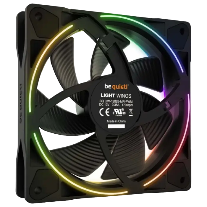 Вентилятор для ПК be quiet! Light Wings PWM 120 мм Черный