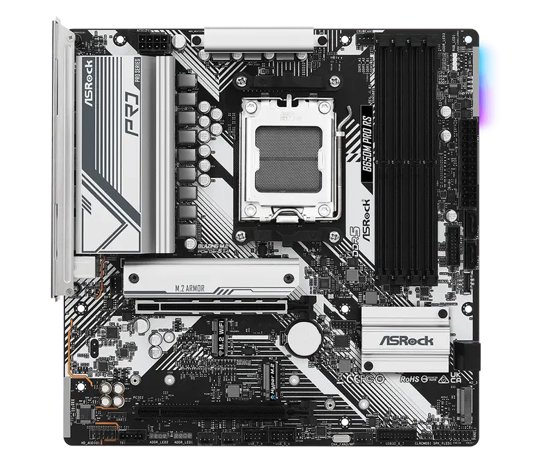 Материнская плата ASRock B650M PRO RS AM5 Micro-ATX