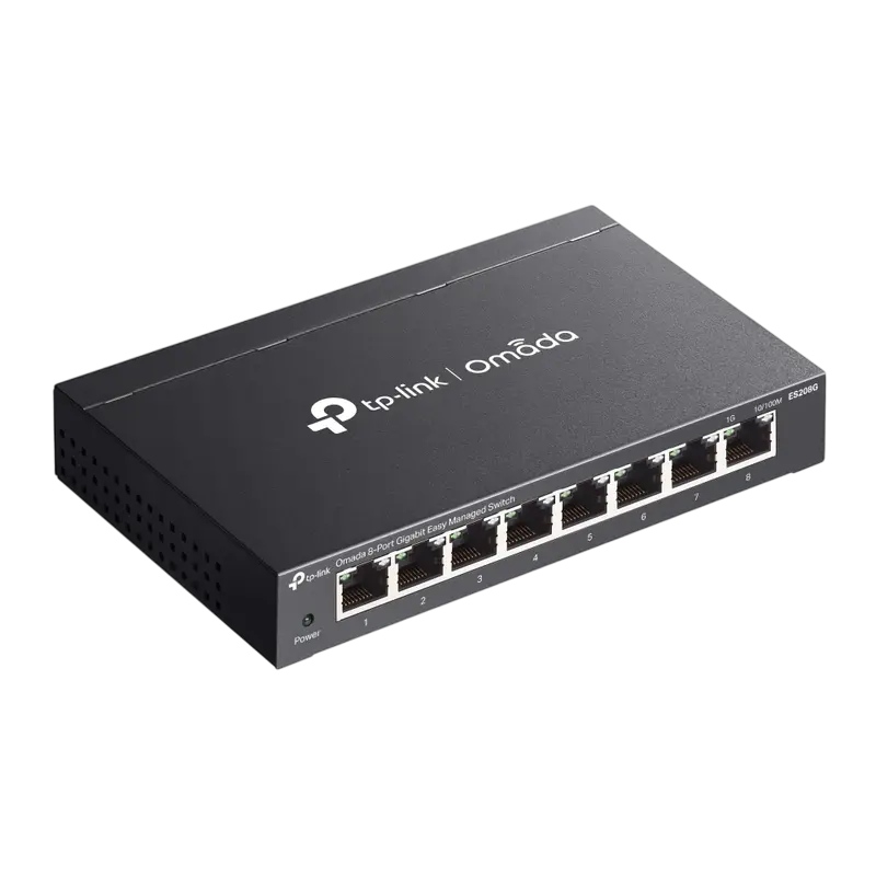Сетевой коммутатор TP-LINK ES208G Черный