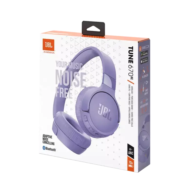 Наушники JBL Tune 670 NC Фиолетовый