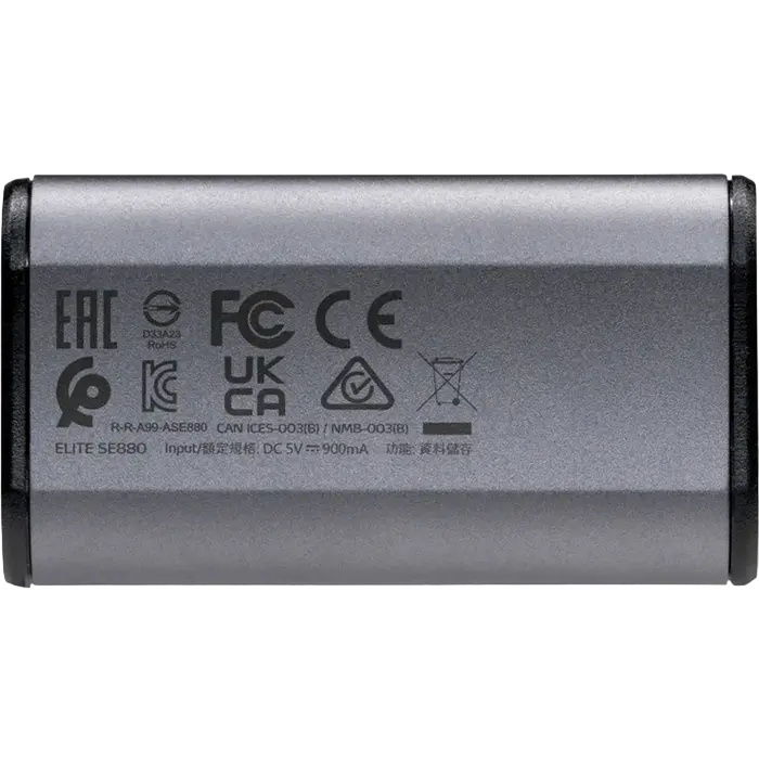 Внешний портативный SSD накопитель ADATA Elite SE880 Titanium 1 ТБ Серый