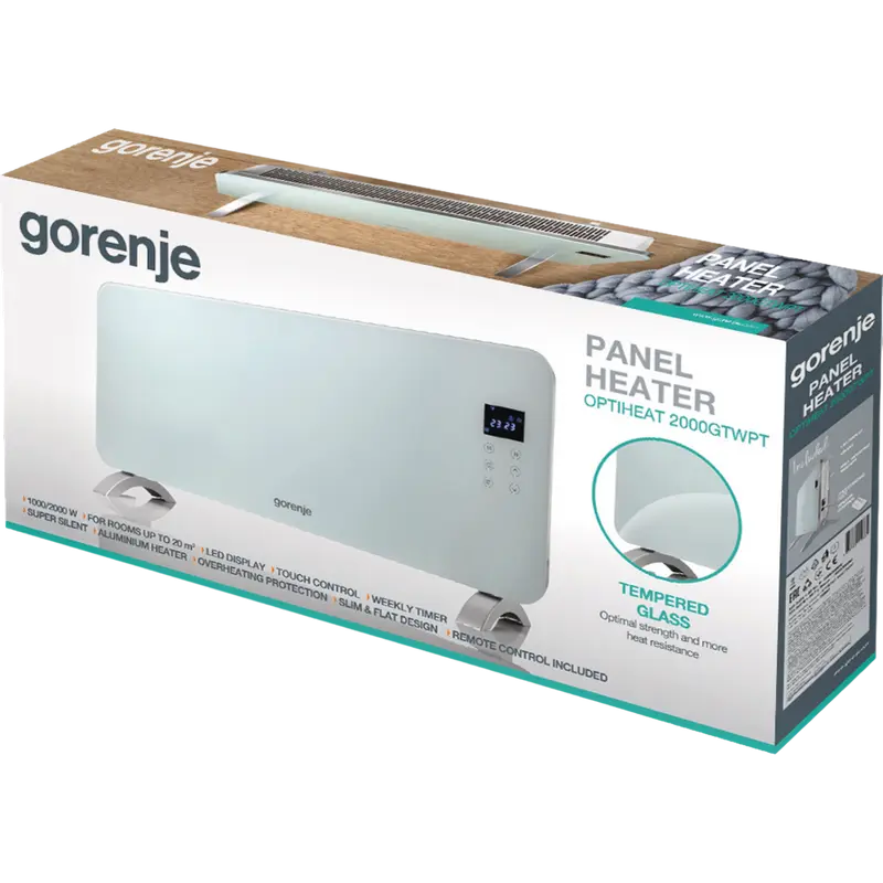 Convector Gorenje 2000GTWPT 2000 W Alb