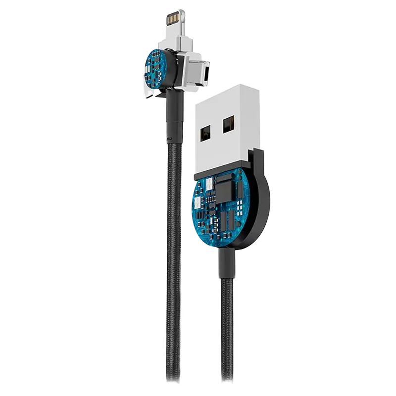 Cablu încărcare și sincronizare Forever GSM045675 Negru