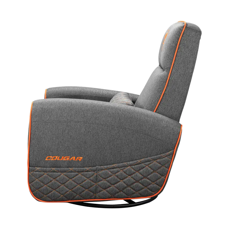 Игровое кресло Cougar FIDOM Имитация льна Серый | Оранжевый