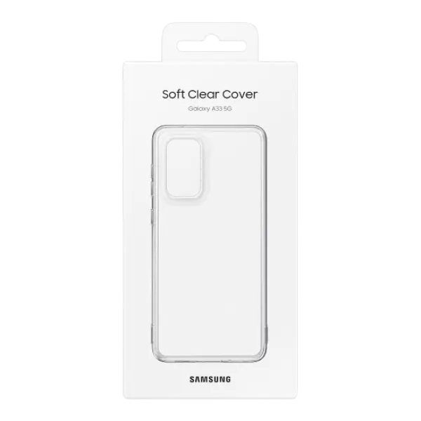 Чехол Samsung Galaxy A33 Soft Clear Cover Soft Clear Прозрачный
