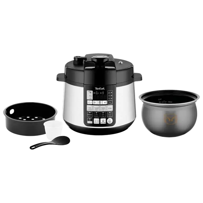 Мультиварка-скороварка Tefal CY621D34 Серебристый