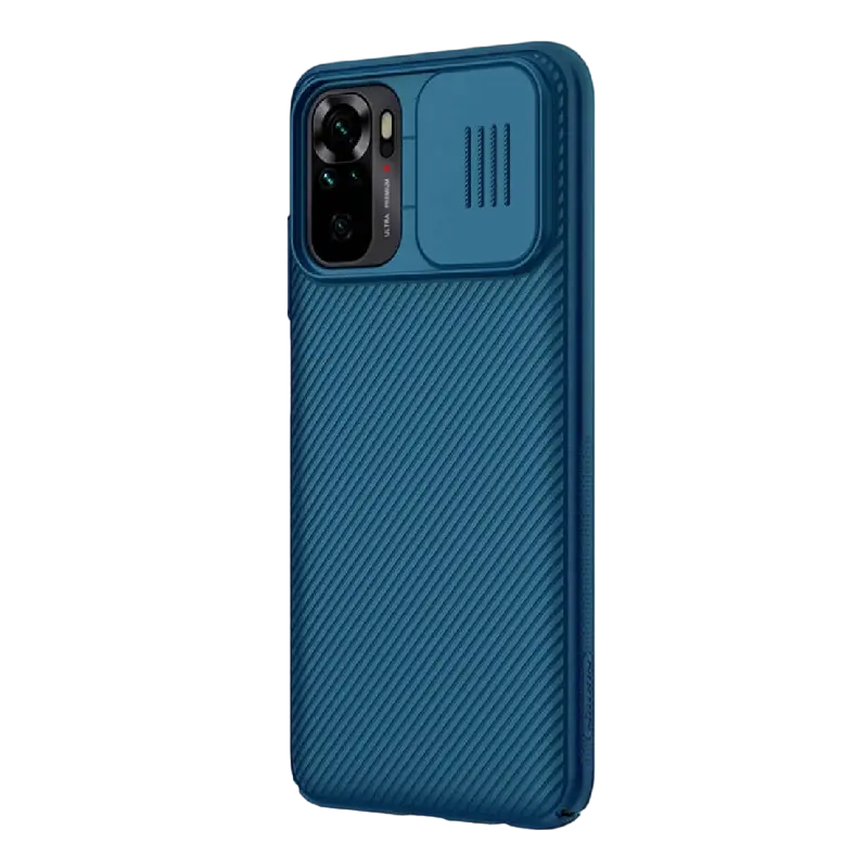 Чехол книжка Nillkin Xiaomi Redmi Note 10/Note 10S Camshield Camshield Синий
