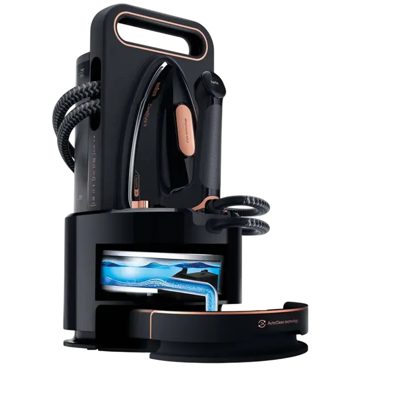 Утюг с парогенератором Braun IS9090BK Чёрный