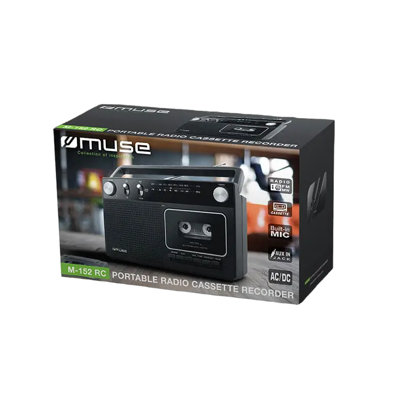 Radio portabil MUSE M-152 RC Negru