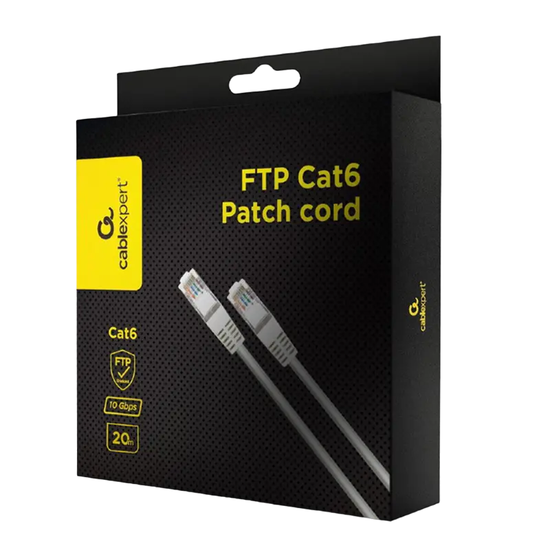 Патч-корд Cablexpert PPB6-20M Белый