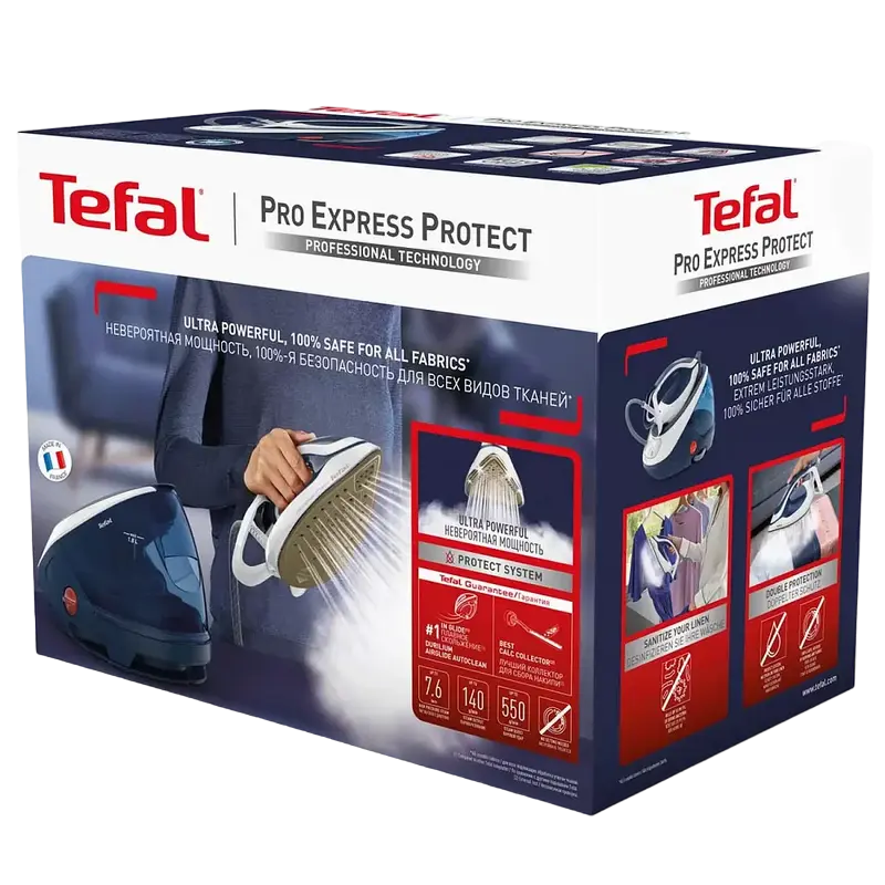 Утюг с парогенератором Tefal GV9221E0 Синий